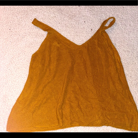 Mustard yellow crop top - Picture 1 of 2